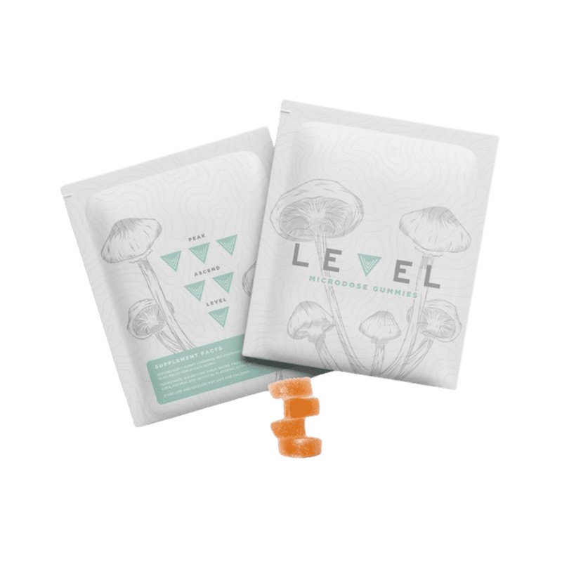 Level Blueberry Microdose Mushroom Gummies 4G