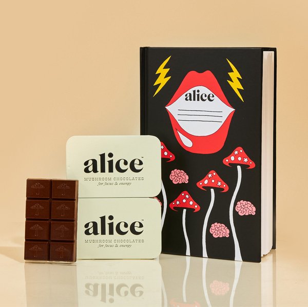 Alice Mushrooms Brainstorm Chocolate Bar - Image 4