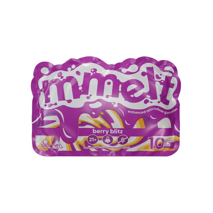 Mmelt Berry Blitz Mushroom Gummies – 10 Ct - Image 2
