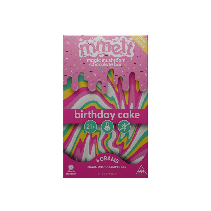 Mmelt Birthday Cake Mushroom Chocolate – 6G - Image 2