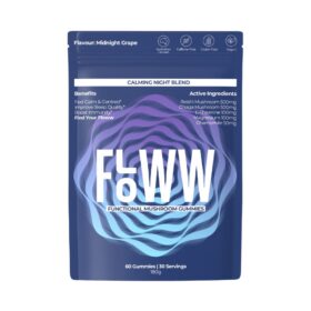Floww Reishi & Chaga Mushroom Gummies – Calming Night Blend