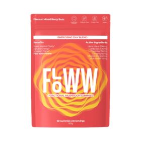 Floww Cordyceps & Lions Mane Mushroom Gummies – Day Blend