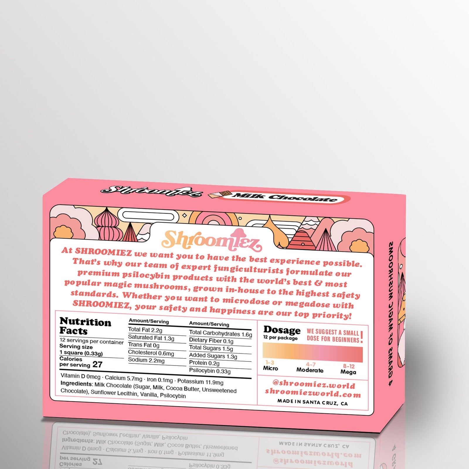 Shroomiez Milk Chocolate Bar - Image 2